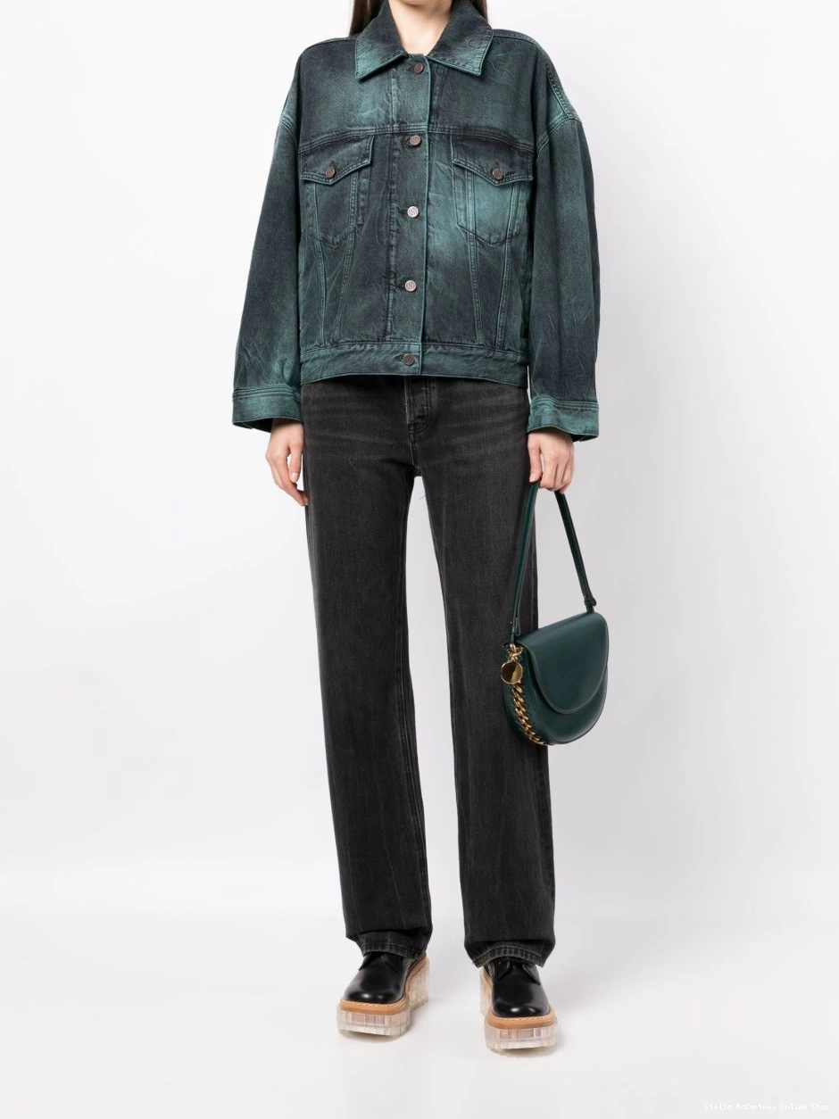 Cheap denim oversized Women jacket Stella tie-dye McCartney 0330